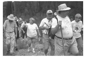 Georgia BotSoc members at Floyd County Prairies