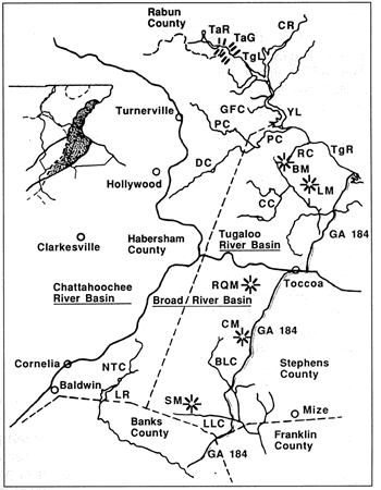 Tugaloo Map